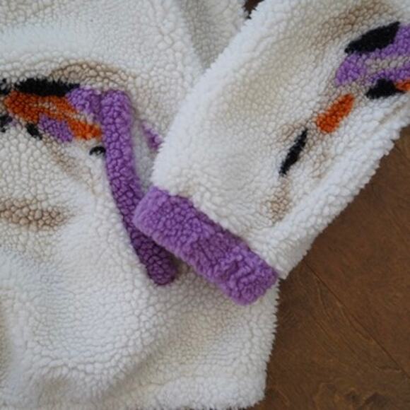 Taylor Swift Speak Now Koi Fish Quarter Zip Sherpa Pullover Size XL - Picture 4 of 7